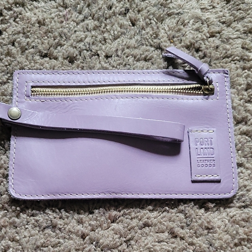 Portland Leather Goods Lavender Wallet